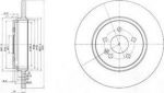 Delphi BG3728 тормозной диск на MERCEDES-BENZ M-CLASS (W163)