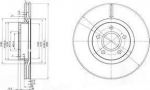 Delphi BG3895C тормозной диск на FORD C-MAX (DM2)