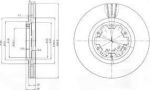 Delphi BG3972 тормозной диск на NISSAN PATHFINDER II (R50)