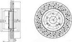Delphi BG3985C тормозной диск на MERCEDES-BENZ C-CLASS купе (CL203)