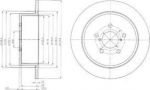 Delphi BG4129 Диск тормозной SUBARU LEGACY/OUTBACK 2.0-3.0 03- задний
