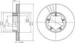 Delphi BG4173 тормозной диск на NISSAN CABSTAR E