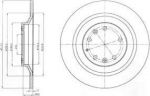 Delphi BG4318 тормозной диск на MAZDA 6 (GG)