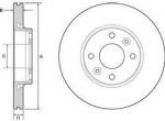 Delphi BG4459C тормозной диск на RENAULT KANGOO BE BOP (KW0/1_)