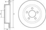Delphi BG4648 тормозной диск на JEEP CHEROKEE (KJ)