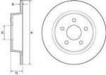 Delphi BG4682 тормозной диск на FORD TRANSIT CONNECT фургон