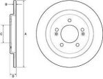 Delphi BG4749C тормозной диск на HYUNDAI i30 (GD)