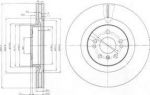 Delphi BG9013 тормозной диск на MERCEDES-BENZ M-CLASS (W164)