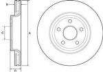 Delphi BG9121C тормозной диск на JEEP GRAND CHEROKEE IV (WK, WK2)