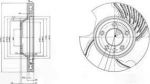 Delphi BG9774 тормозной диск на VW TOUAREG (7LA, 7L6, 7L7)