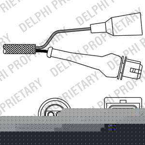 Delphi ES10240-12B1 лямбда-зонд на FIAT UNO (146A/E)