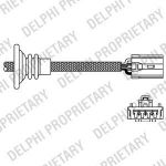 Delphi ES20259-12B1 лямбда-зонд на MITSUBISHI CARISMA (DA_)