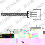 Delphi ES20267-12B1 лямбда-зонд на FIAT BRAVA (182)