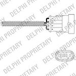 Delphi ES20276-12B1 лямбда-зонд на FIAT PALIO Weekend (178DX)