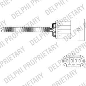 Delphi ES20302-12B1 лямбда-зонд на ALFA ROMEO 147 (937)