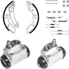 Delphi KP1097 комплект тормозных колодок на HYUNDAI ACCENT I (X-3)