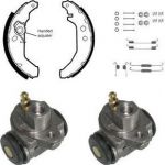Delphi KP780 комплект тормозных колодок на FORD FIESTA фургон (FVD)