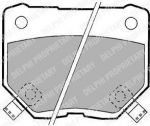 Delphi LP1057 комплект тормозных колодок, дисковый тормоз на NISSAN 300 ZX (Z32)