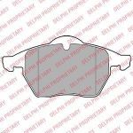 DELPHI Колодки тормозные AUDI A3, A4, TT / SEAT Leon / VW Passat (LP1407)