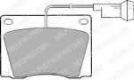 Delphi LP1419 комплект тормозных колодок, дисковый тормоз на CARBODIES FX4