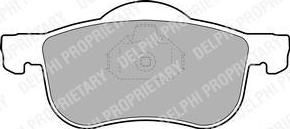DELPHI Колодки передние VOLVO S60/S80/V70 (LP1458)