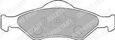 DELPHI Колодки FORD FIESTA,KA 1.1-1.6L,1.8D 2000-2002 WVA23201 (LP1470)