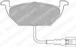 DELPHI Колодки передние VAG A3/Octavia/Yeti/Golf V/VI/Caddy III all 04-> (1J0698151G, LP1514)