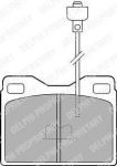 Delphi LP160 комплект тормозных колодок, дисковый тормоз на TALBOT 1307-1510
