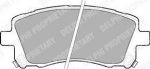 Delphi LP1663 Колодки тормозные SUBARU FORESTER 97>02/LEGACY 96>03/OUTBACK 00>03 передние