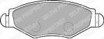 DELPHI Колодки тормозные дисковые PEUGEOT 206/206SW 01>(-ABS) передние (4252.28, LP1699)