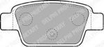 Delphi LP1719 комплект тормозных колодок, дисковый тормоз на FIAT STILO (192)