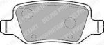 Delphi LP1741 Колодки тормозные MERCEDES W168/W169/W245/W414 VANEO задние