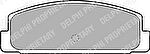 DELPHI Колодки задние MAZDA 6 02->/323 98-04/626 97-02 (LP1766)