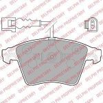 DELPHI Колодки тормозные дисковые VOLKSWAGEN T5/MULTIVAN 03> R16 передние (7H0 698 151, LP1914)