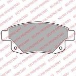 DELPHI Колодки задние FORD Transit 2.2TDCI/2.4TDCI/3.2TDCI all 06-> /WK+ (LP1955)
