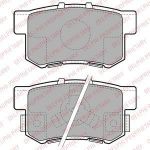 DELPHI Колодки тормозные HONDA ACCORD 2.0-2.4 АКПП 08-/CR-V II 02-06/FR-V 05- задние (LP1972)