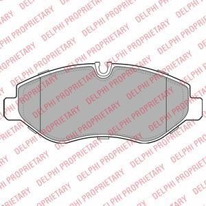 DELPHI Колодки передние MB W639/3/5T-Sprinter/VW Crafter 30-50/Type Brembo (LP1982)