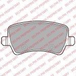 DELPHI Колодки задние FORD S-Max/VOLVO S80 2006->/106.1x48.7/t=17.3mm (LP2008)