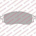 DELPHI Колодки тормозные дисковые NISSAN MURANO/PATHFINDER/QASHQAI/RENAULT KOLEOS передние (41060-CC090, LP2030)