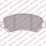 DELPHI Колодки передние NISSAN QUASHQAI/ X-TRAIL (LP2031)