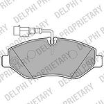Delphi LP2043 комплект тормозных колодок, дисковый тормоз на NISSAN CABSTAR