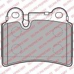 DELPHI Колодки задние VW Touareg 02-10 /Type Brembo /84.7x70.3/t=17mm (LP2061)