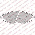 Delphi LP2218 комплект тормозных колодок, дисковый тормоз на CHEVROLET SPARK (M300)