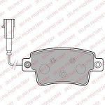 Delphi LP2231 комплект тормозных колодок, дисковый тормоз на FIAT PUNTO (199)