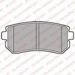 Delphi LP2303 комплект тормозных колодок, дисковый тормоз на HYUNDAI i20 (PB, PBT)