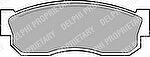 Delphi LP261 комплект тормозных колодок, дисковый тормоз на NISSAN SUNNY II купе (B12)