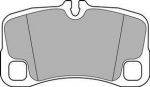Delphi LP2696 комплект тормозных колодок, дисковый тормоз на PORSCHE 911 (997)