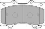 Delphi LP2712 комплект тормозных колодок, дисковый тормоз на NISSAN PATROL VI (Y62)