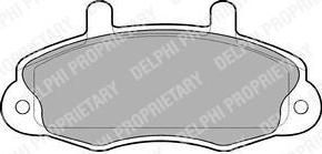 DELPHI Колодки тормозные FORD TRANSIT (LP766)