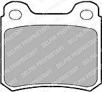DELPHI Колодки тормозные задние MERCEDES 190, 200, 230, 250, 260, 300, C180, C200, C220, C250, C280, C36, E200, E220, E250, E280, E300 (LP915)